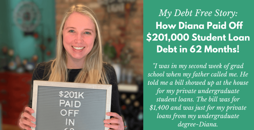 Debt free story Diana